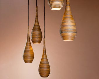 Scandinavian Curved Wooden Lamp Fixture | LUXURIA L12