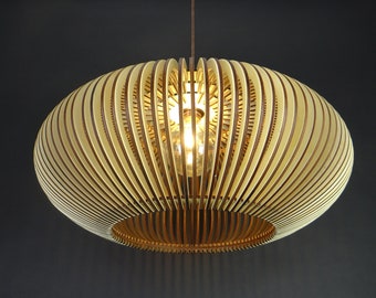 Wood Rustic Pendant Light Chandelier Lamp Shade for Dining Table | GULA L66