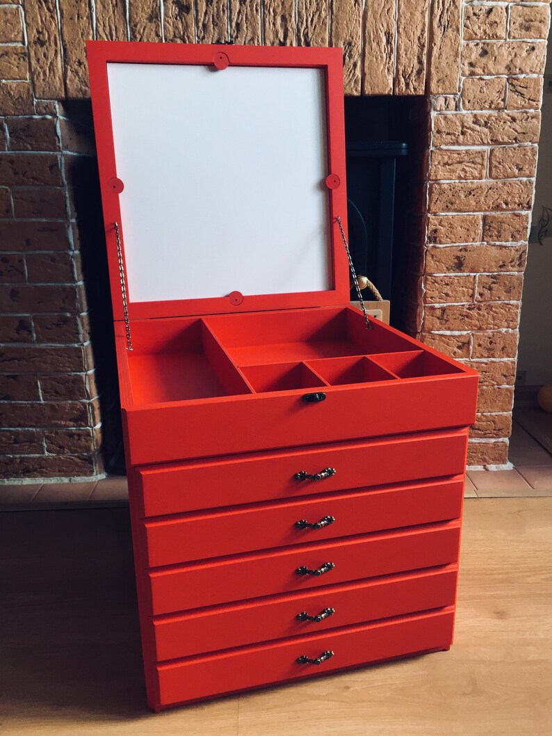 Sewing thread chest of drawers floss bobbins organizer  etsy Sewing thread chest of drawers floss bobbins organizer  etsy