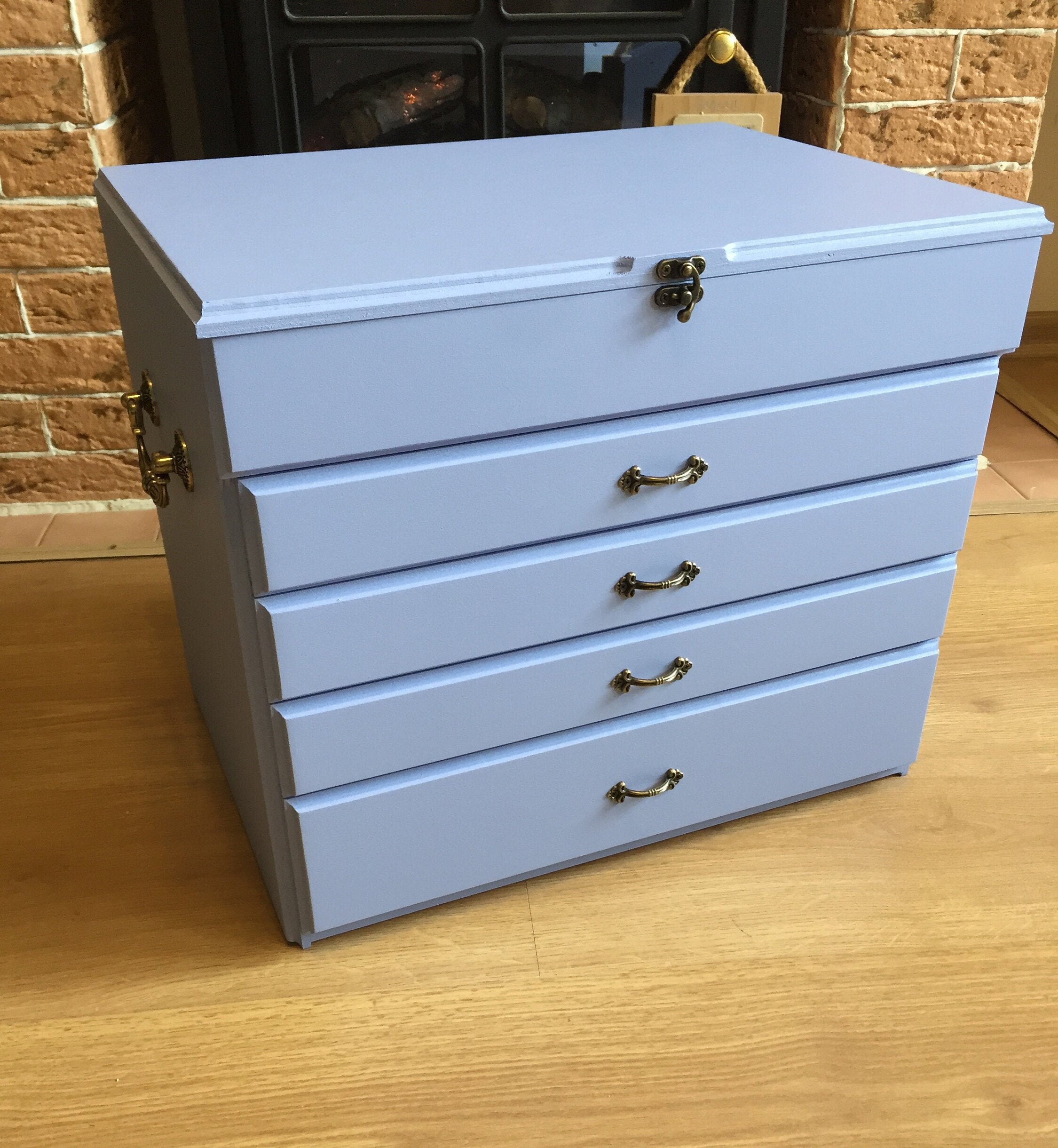 Sewing thread chest of drawers Floss bobbins organizer Etsy