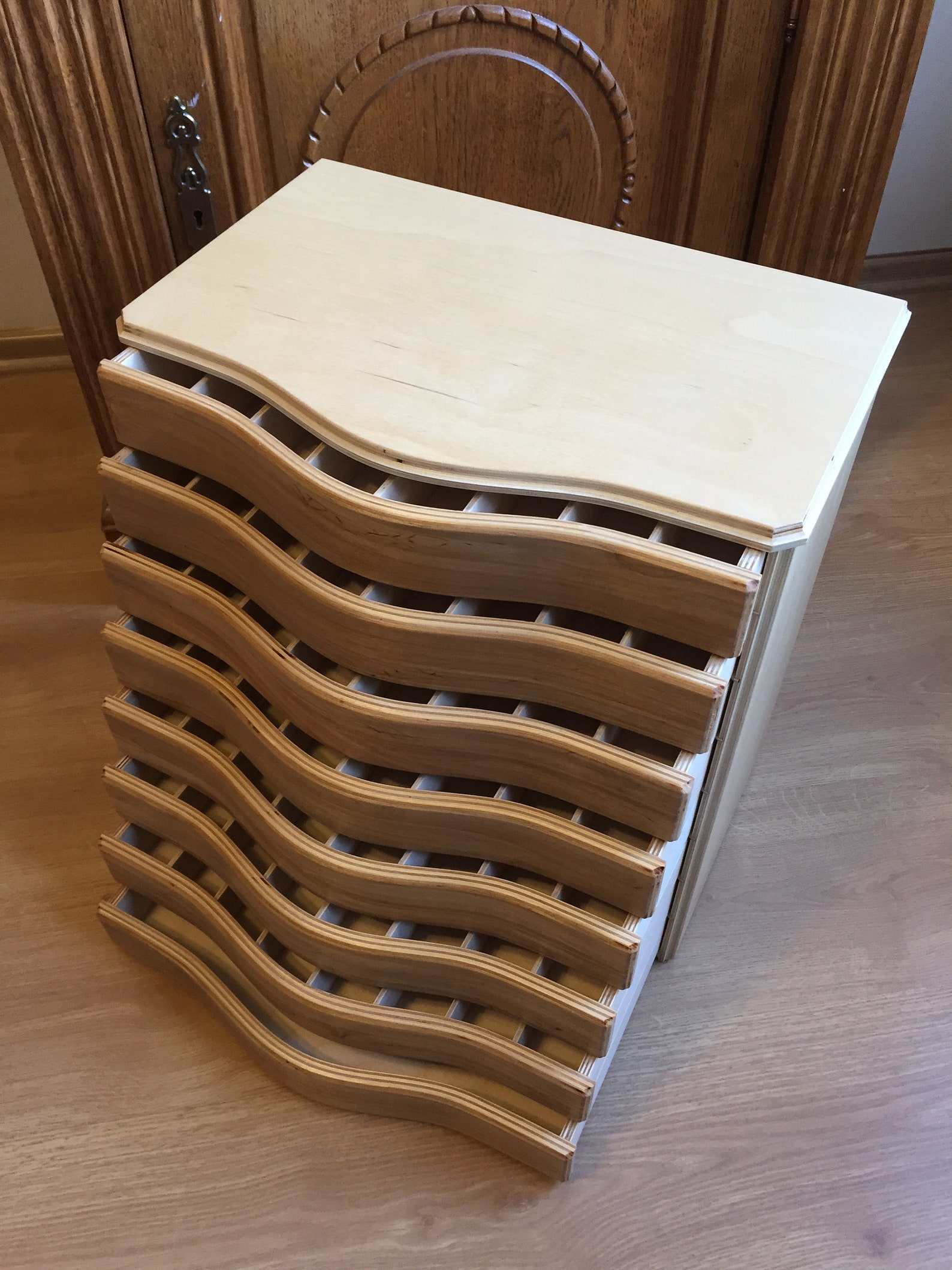 Floss storage drawers Floss bobbin organizer Cross Etsy