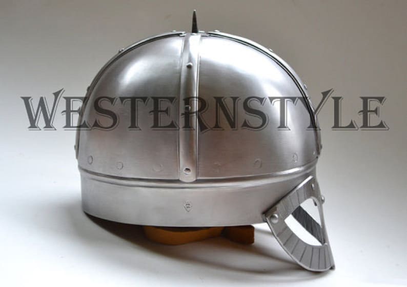 Medieval New Norman Viking Spectacle Armour Helmet ~ Battle Ready Helmet~ Hand Forged Steel Helmet Gift Items