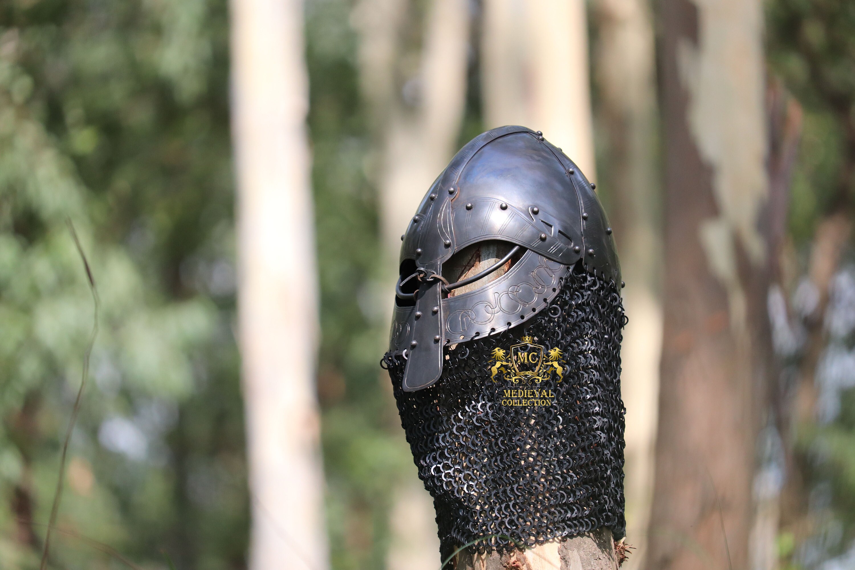 Medieval Viking Warrior Helmet Battle Ready Norman Helmet Etsy