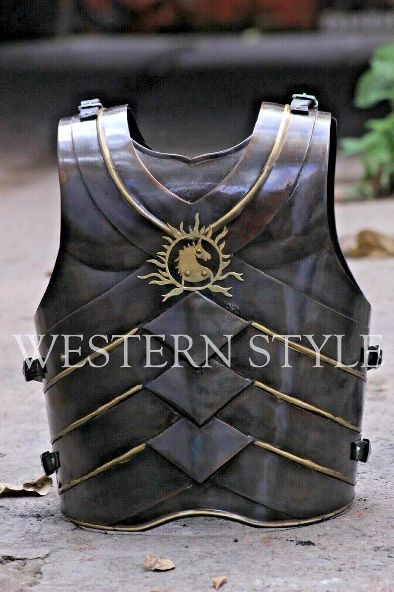 Medieval Bahubali Body Steel 18 Gauge Jacket ~ Armor Cuirass Steel Jacket~ Armour Breastplate Jacket ~ Knight Crusader Larp Armour Jacket
