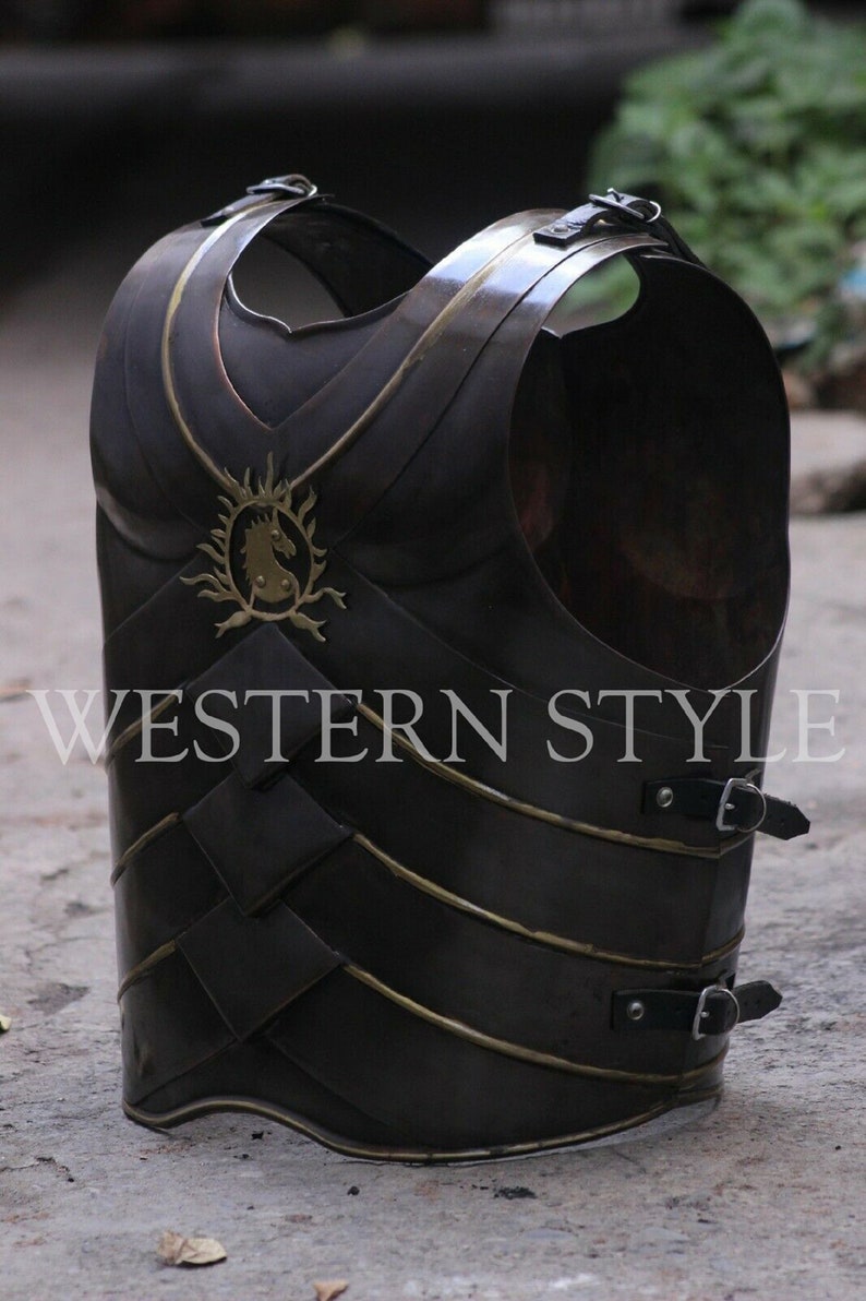 Medieval Bahubali Body Steel 18 Gauge Jacket ~ Armor Cuirass Steel Jacket~ Armour Breastplate Jacket ~ Knight Crusader Larp Armour Jacket