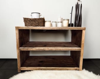 Rustic Storage Unit | Deep (45cm) | Toy storage made from solid reclaimed pine wood