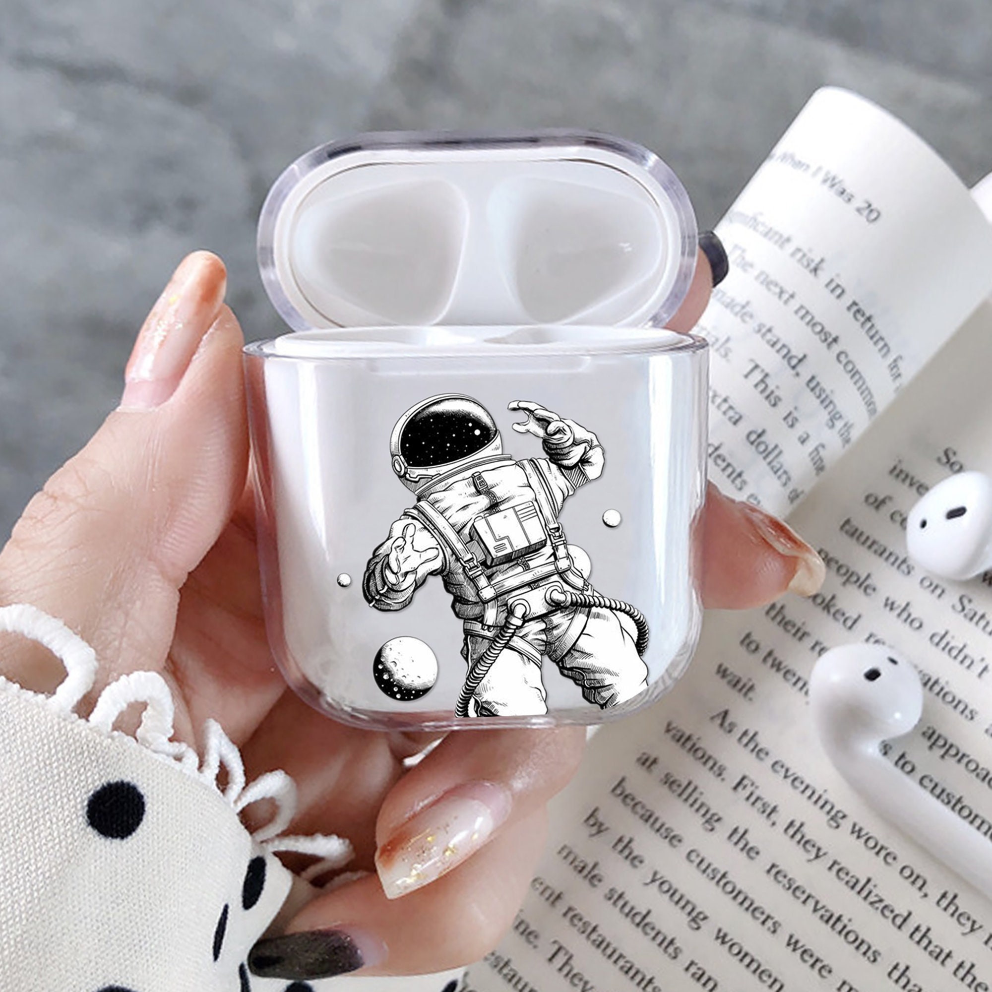 Astronaut Airpods Case Spaceman Airpods Pro Cover Etsy