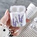 Lavender AirPods Case Custom Personalized Cover Air Pods Pro Case Floral AirPods Pro Clear Case Lavender AirPod Pro case AirPod 3 Customized 