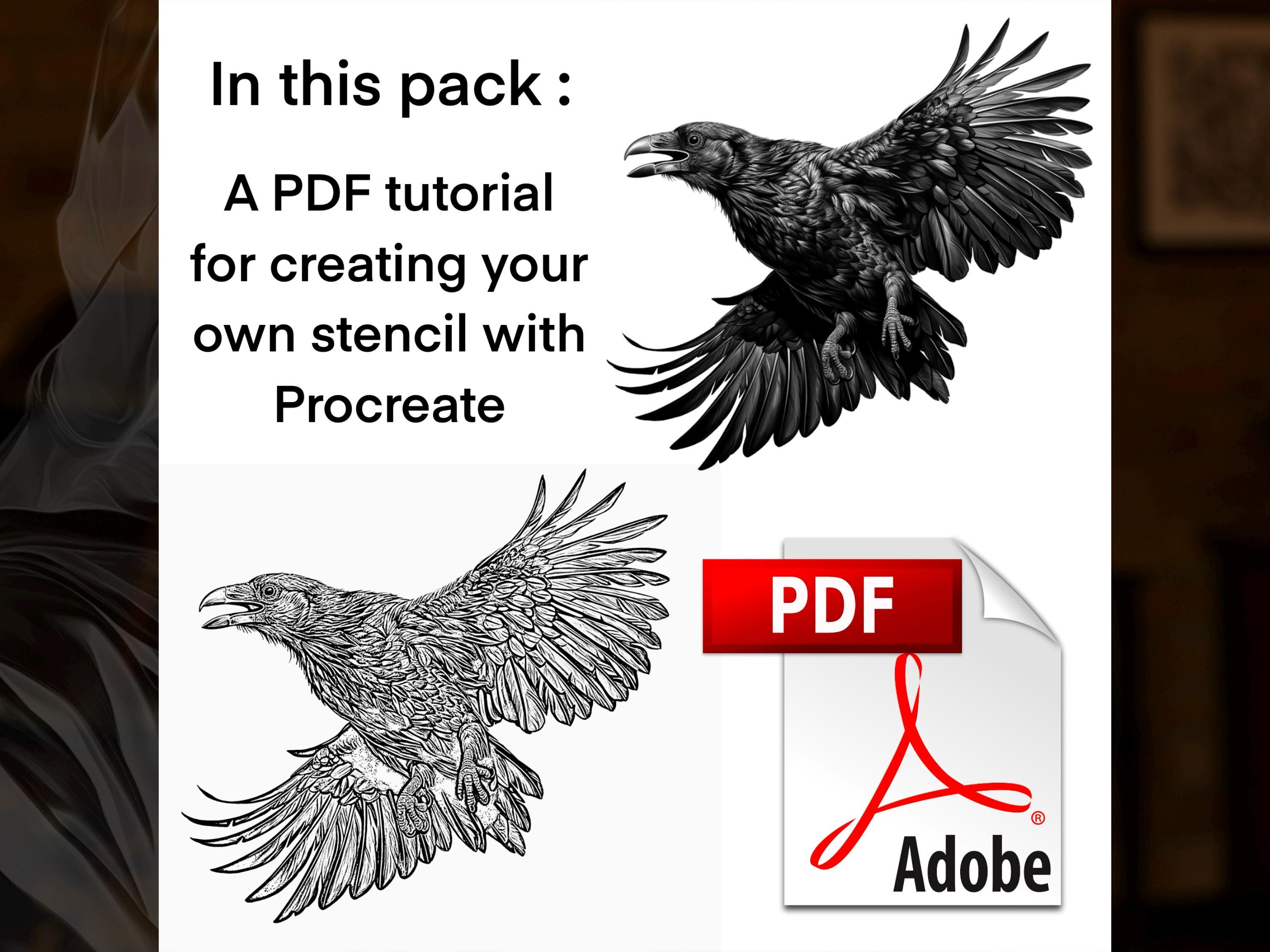Procreate Christian Religious Brush Stamps Tattoo Designer Photoshop ABR PNG PDF preview 6