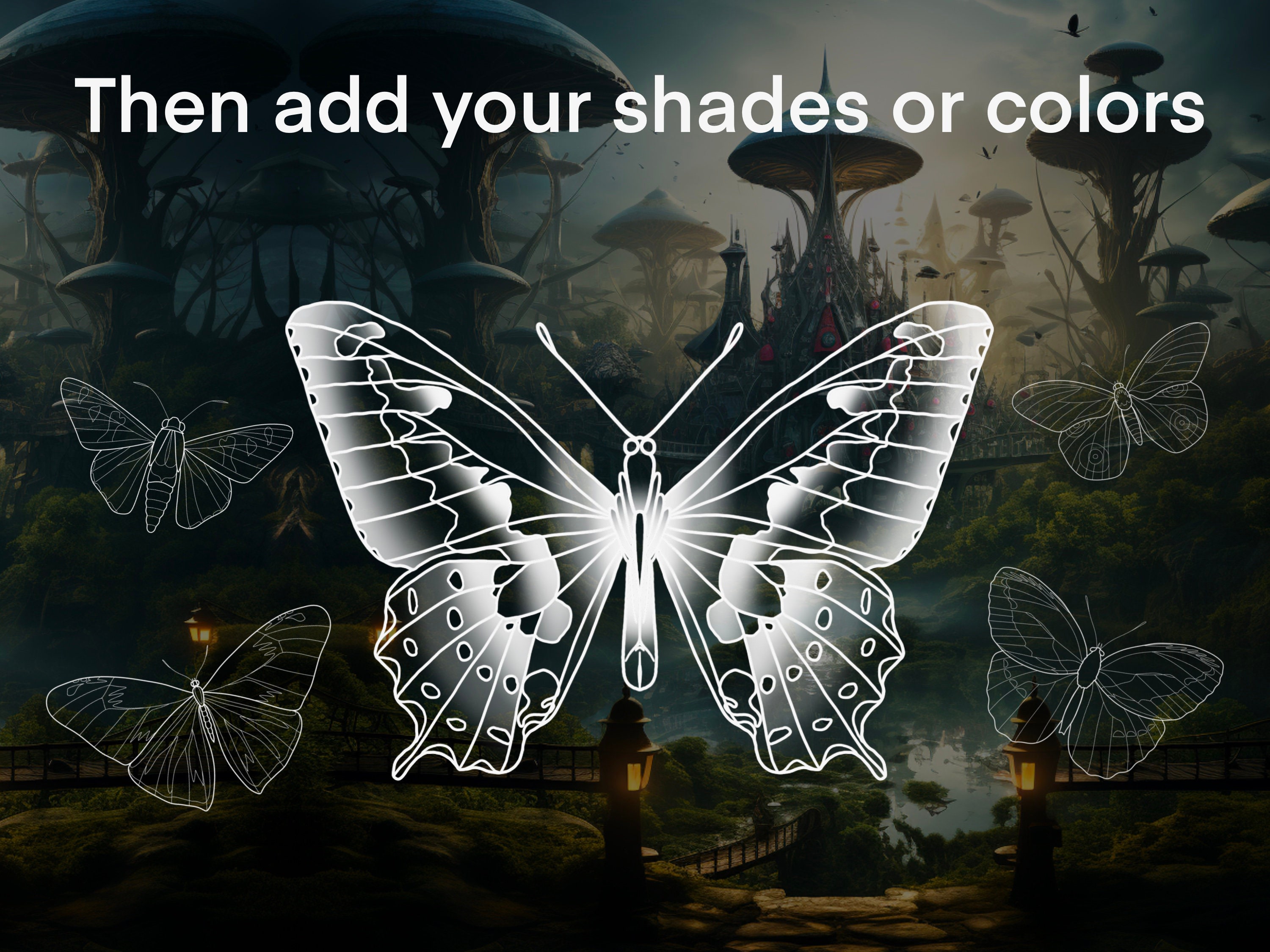 Procreate Butterfly Spider Insect Brush Set preview 8