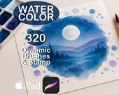 Procreate Watercolor Brush Set