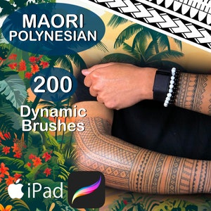 Pacchetto Procrea pennelli Maori polinesiani