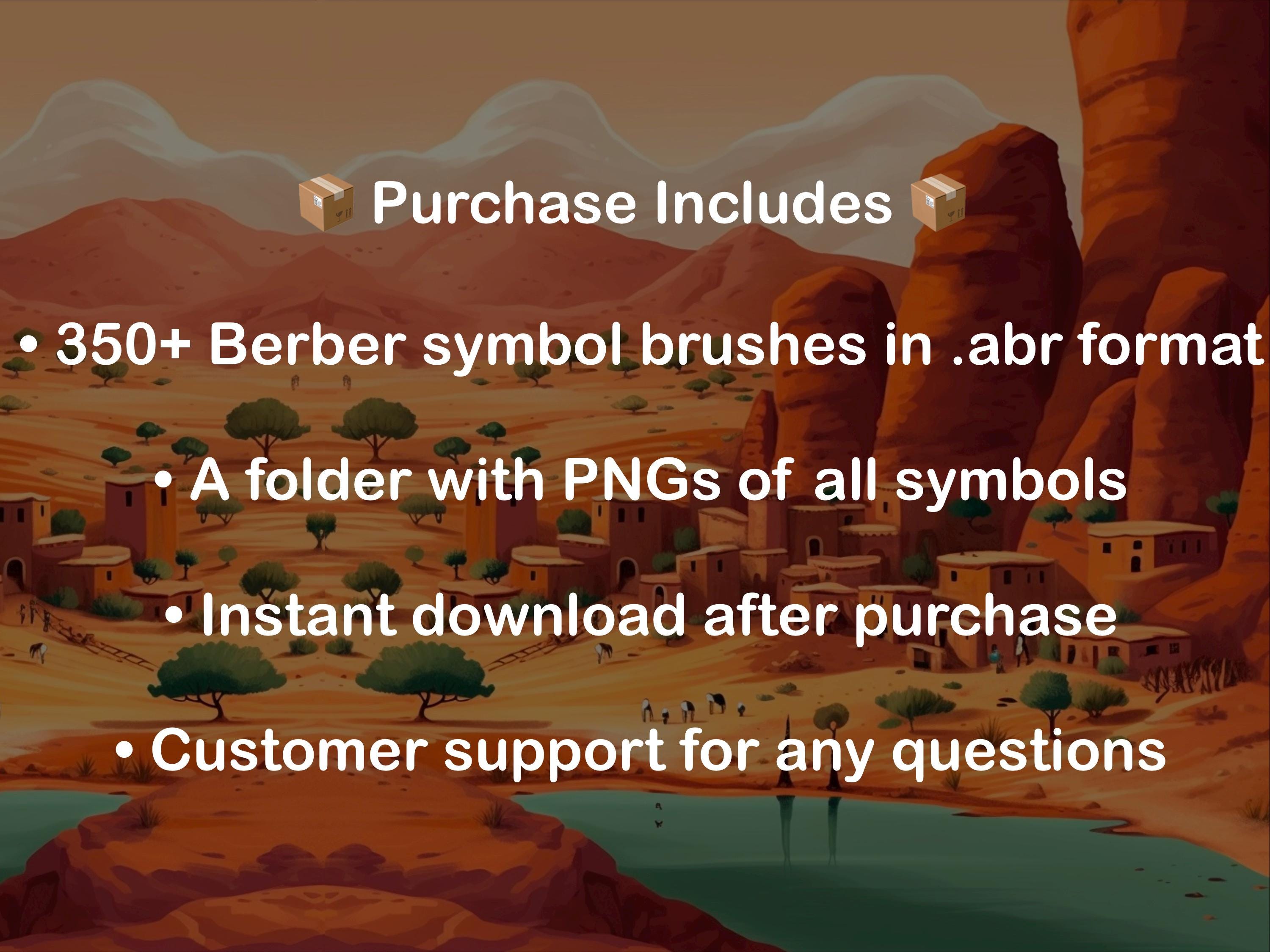 Photoshop Berber Brush Set ABR preview 2