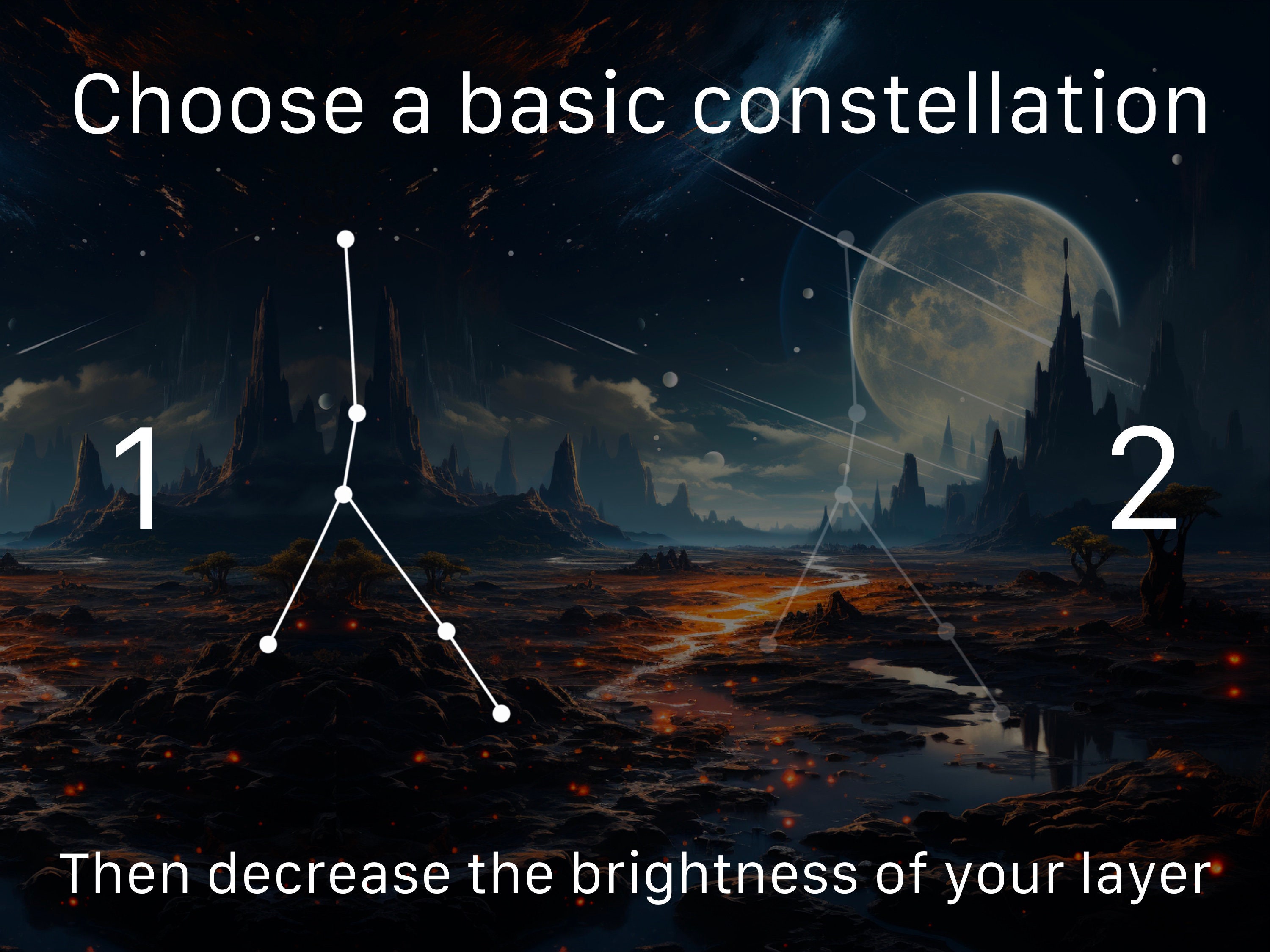 Procreate Celestial Astro Pack Brush Set preview 5