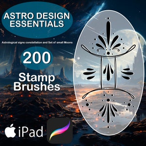 Procreate Celestial Astro Pack Brush Set