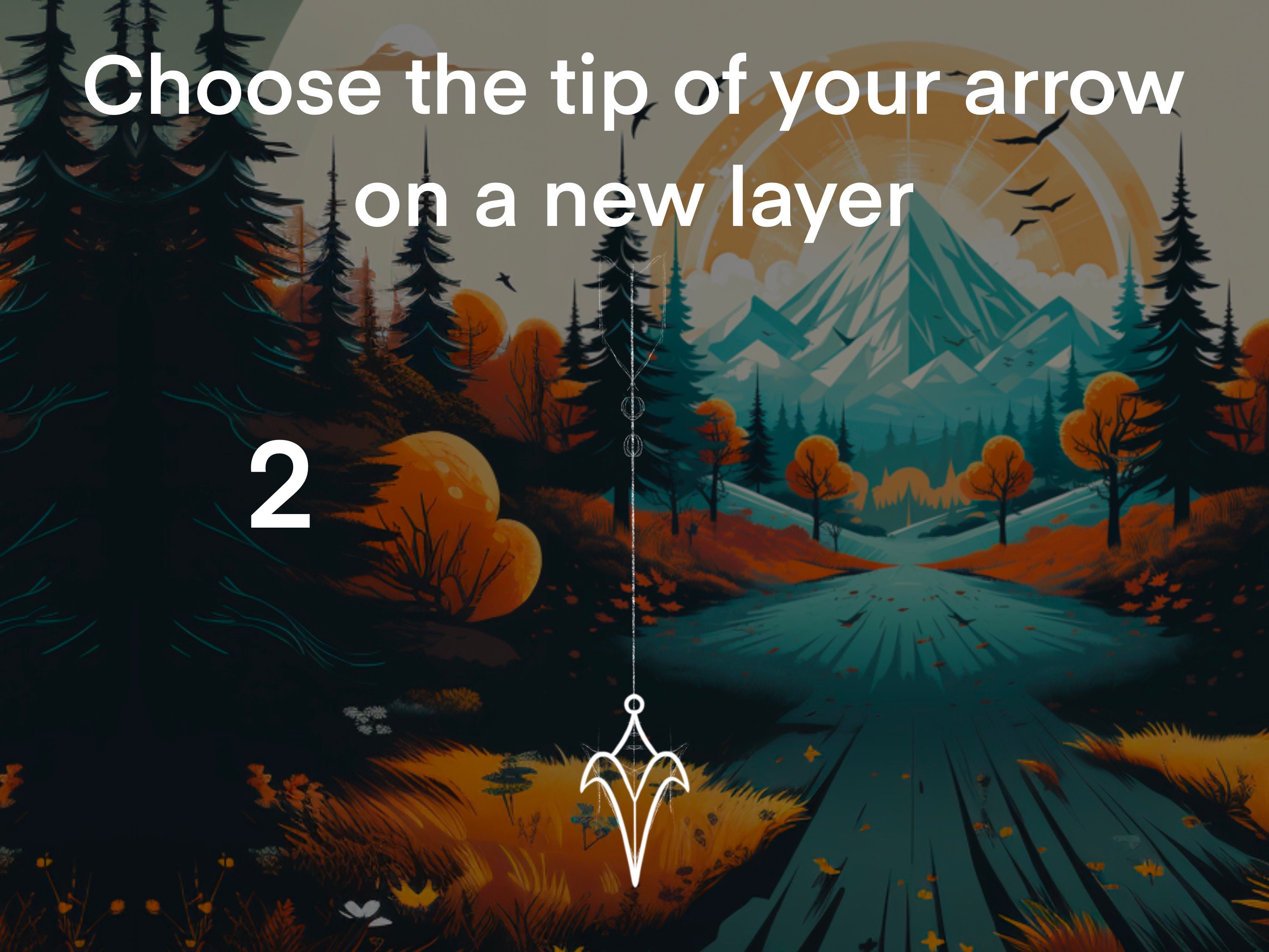 Procreate Arrow Design Maker Brush Set preview 4