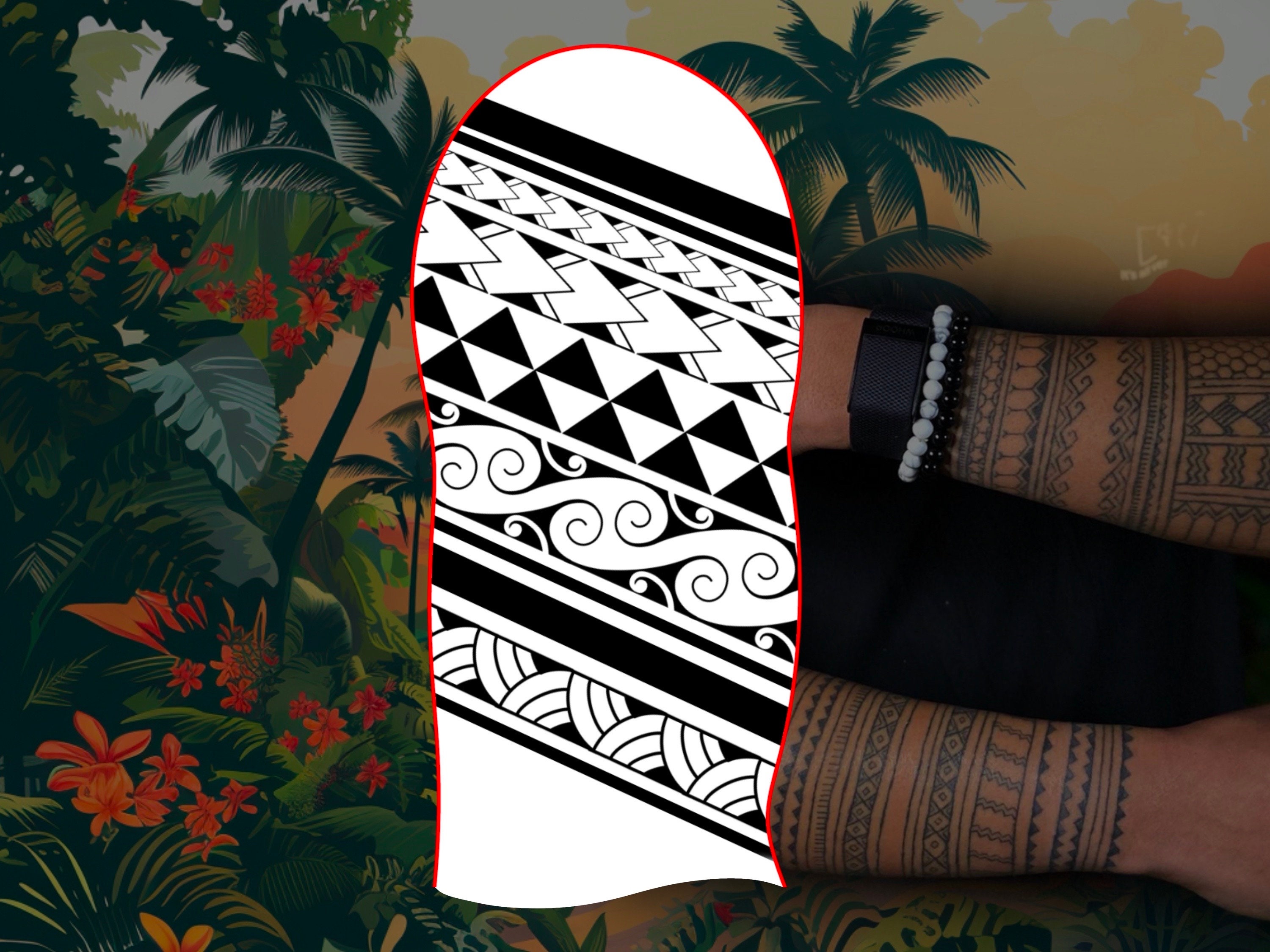 Procreate Polynesian Maori Brush Pack preview 3