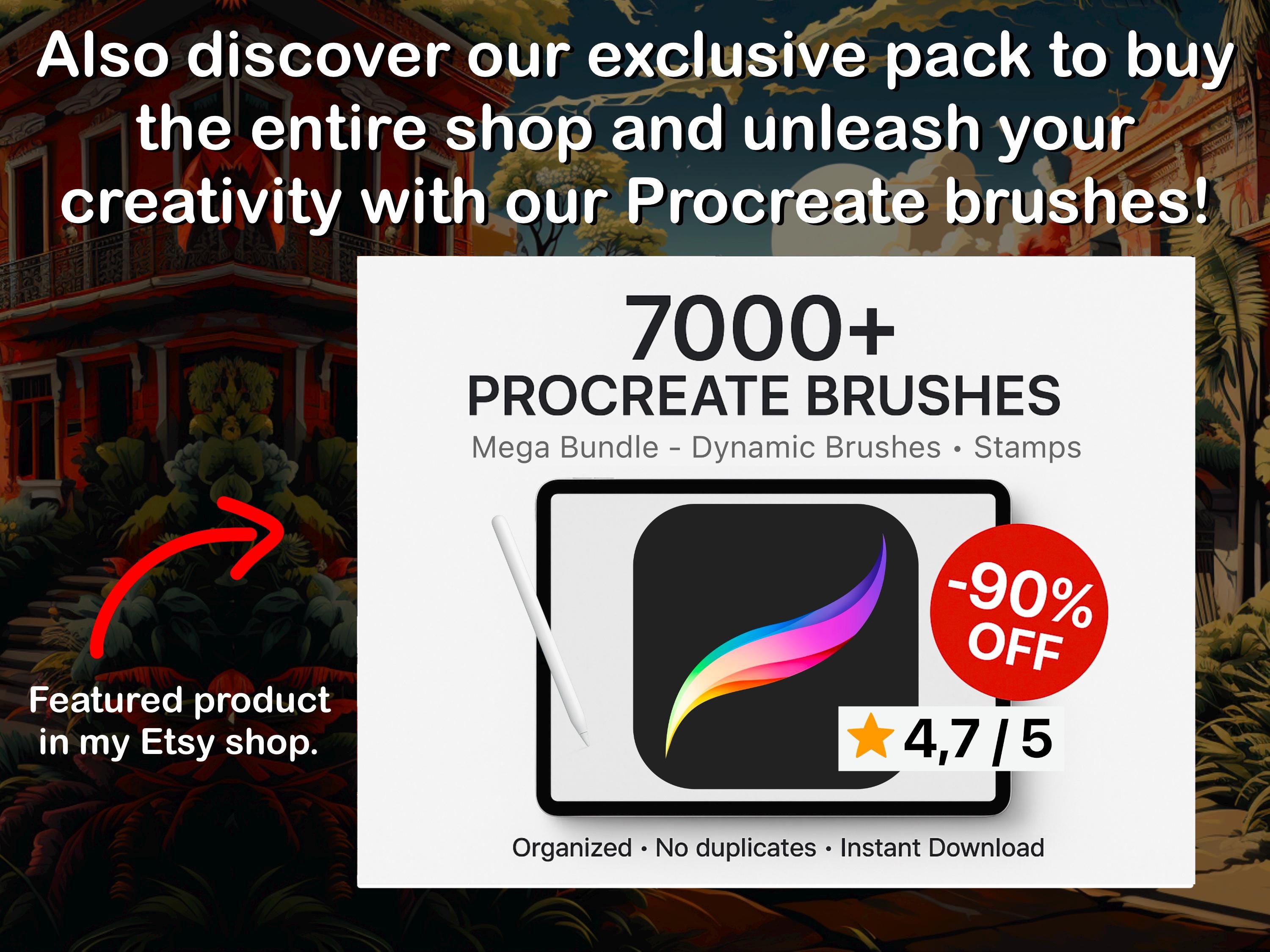 Procreate Chicano Brush Stamps Tattoo Designer preview 2