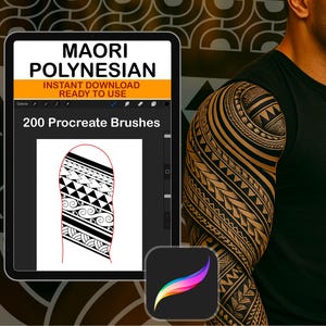 Procreate Polynesian Maori Brush Pack