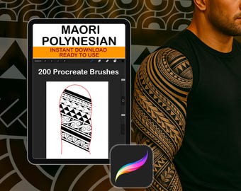 Procreate Polynesian Maori Brush Pack