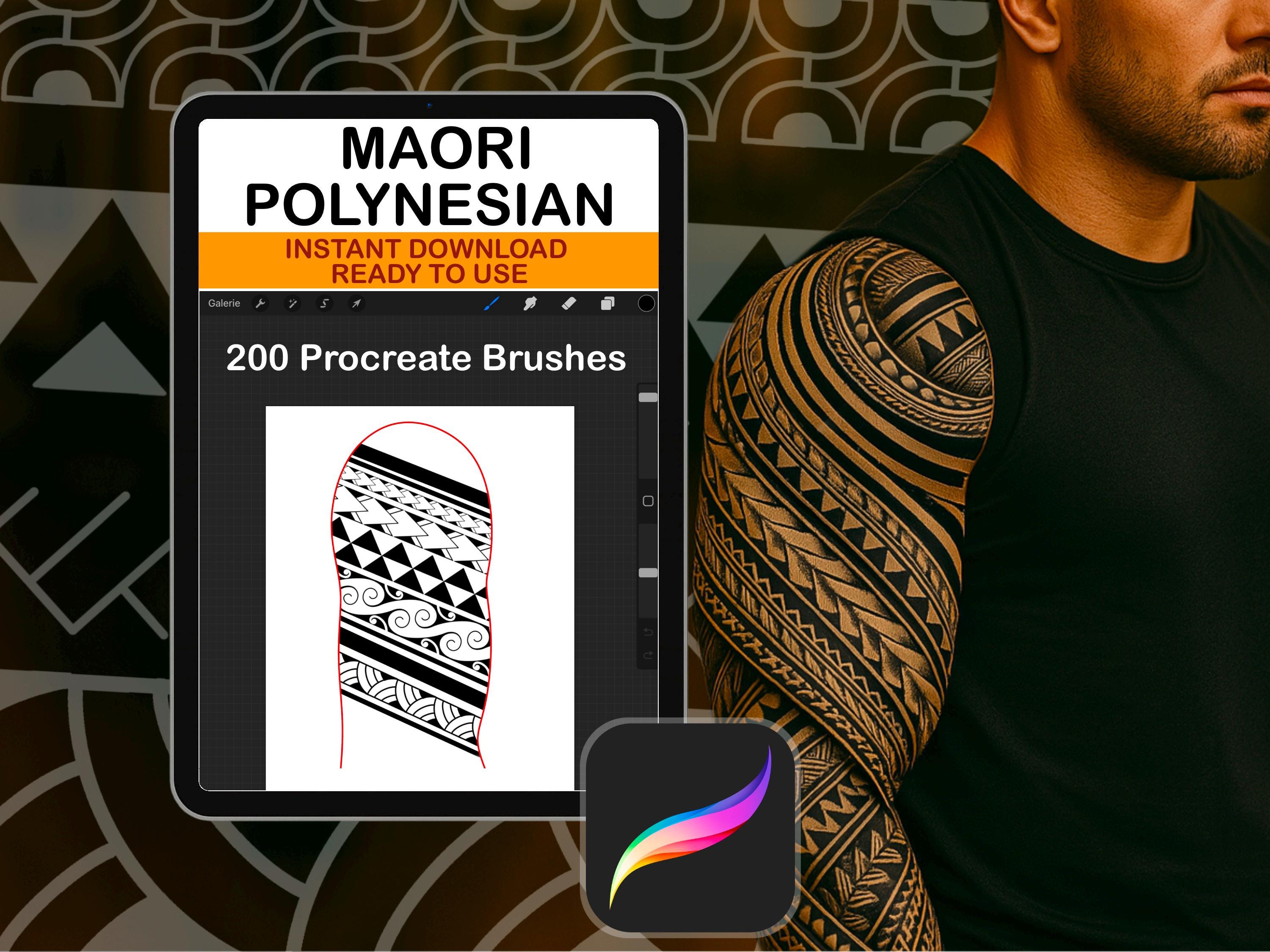 Procreate Polynesian Maori Brush Pack