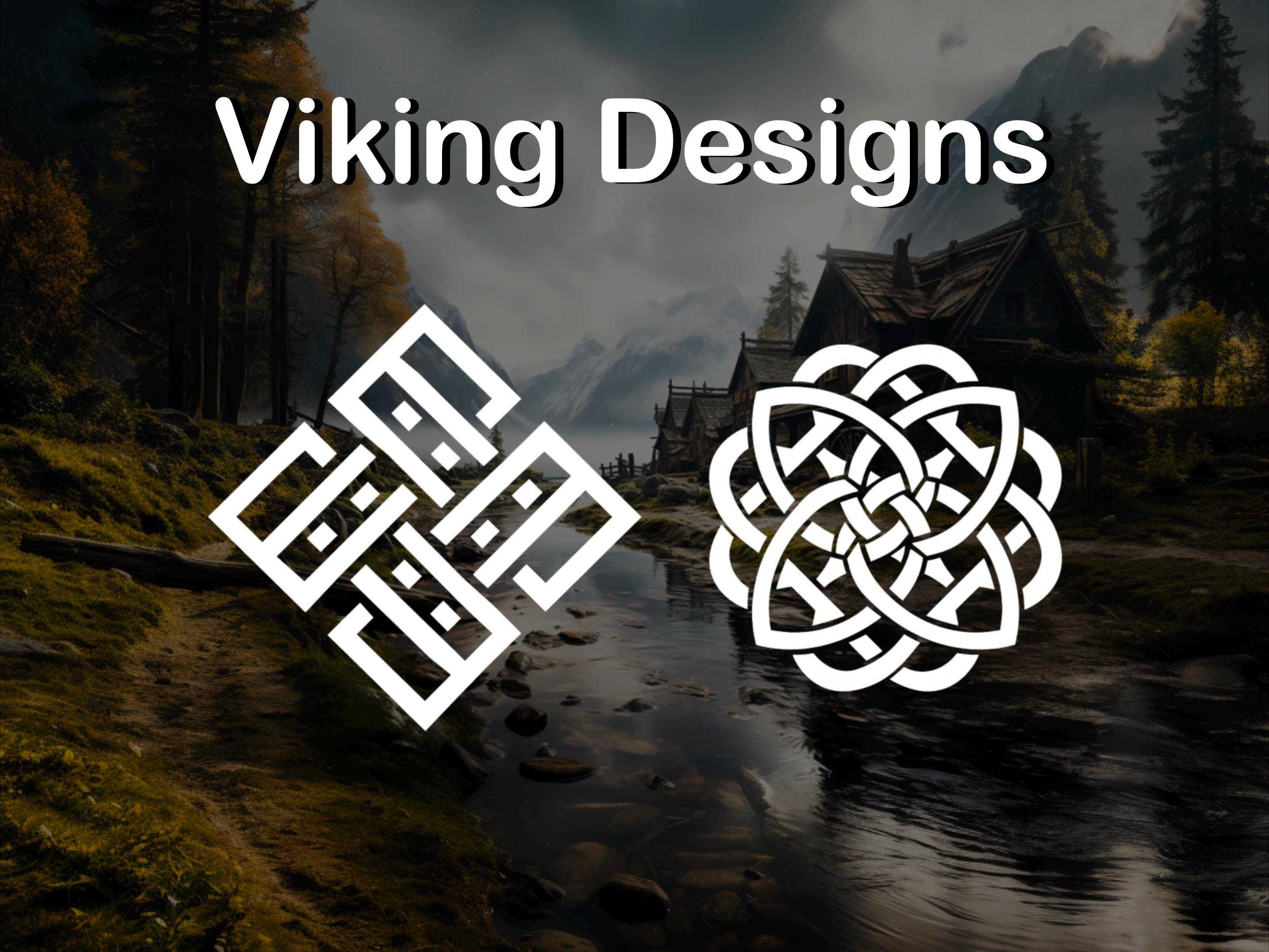 Photoshop Viking Nordic Runes Stamp Set ABR preview 7