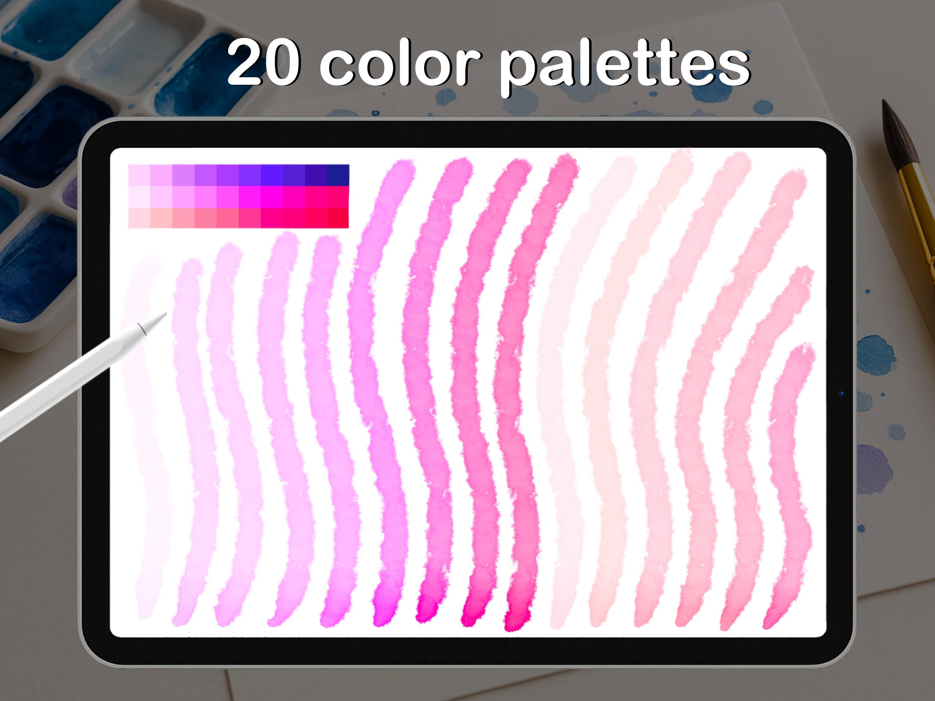 Procreate Watercolor Brush Set preview 6