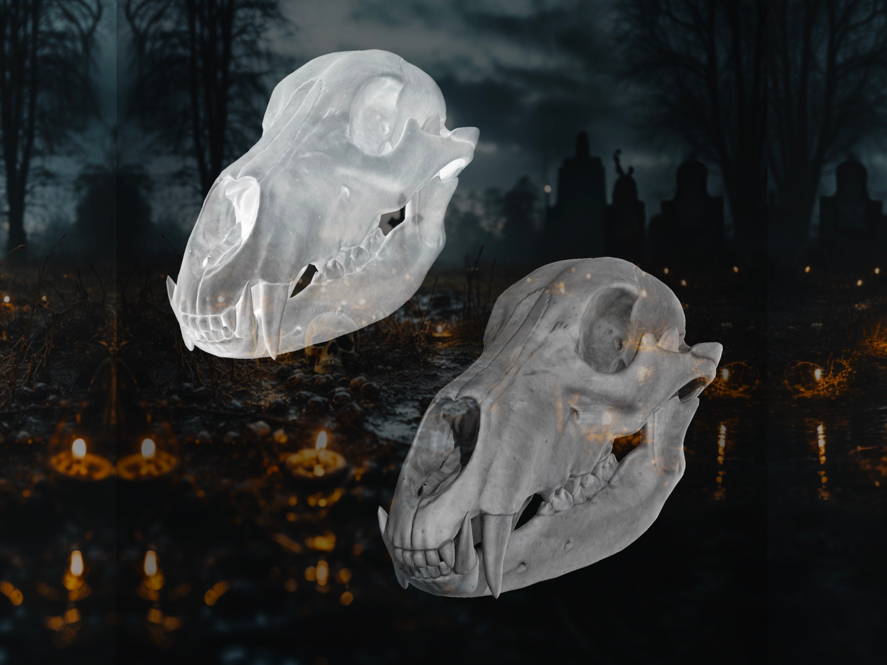 Procreate Skull Brush Tattoo Brush Set preview 4