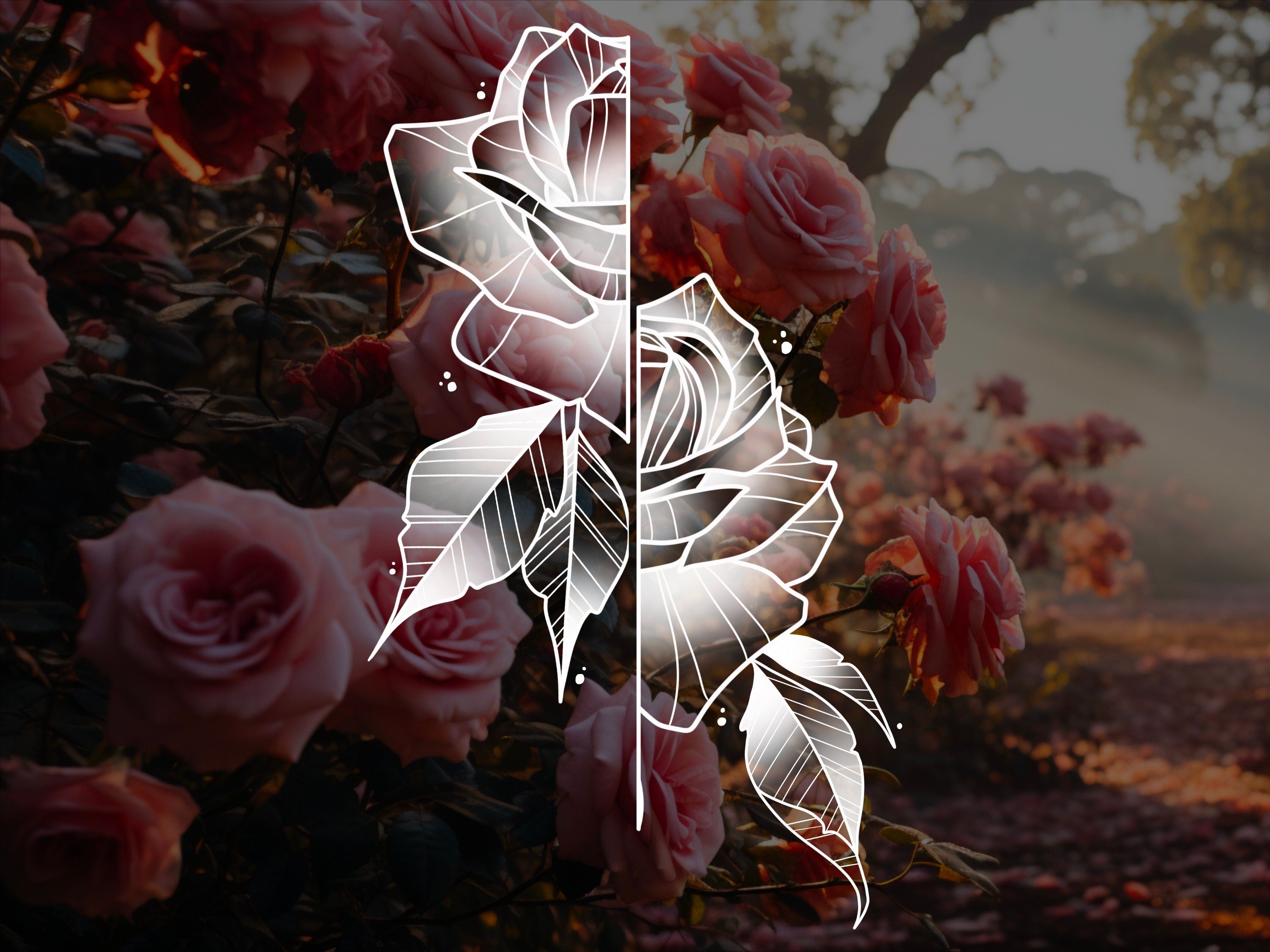 Procreate Rose Tattoo Brush Set Photoshop preview 8