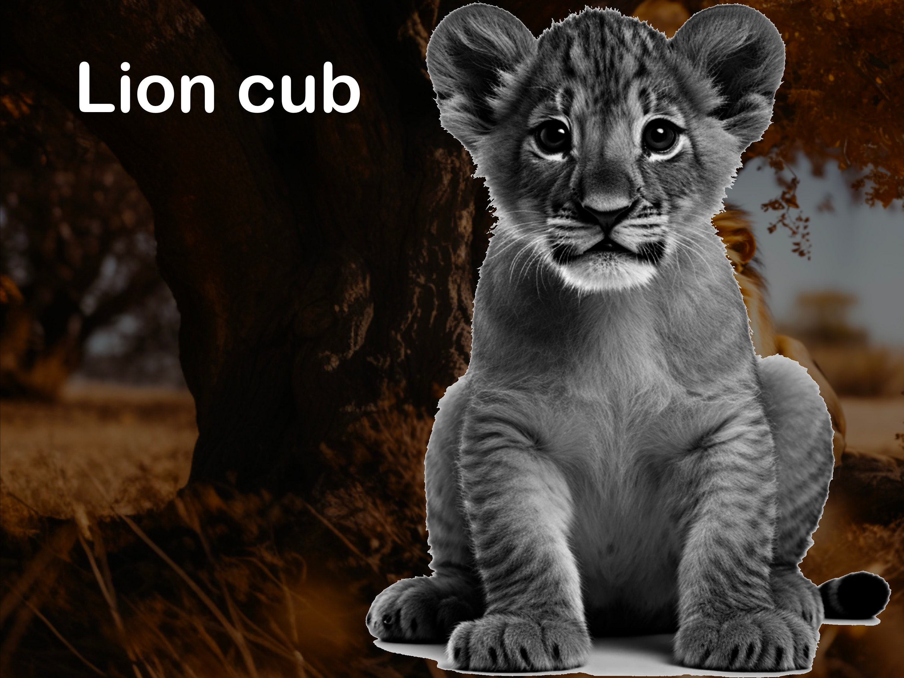 Procreate Lion Realistic Brush Stamps Photoshop preview 7