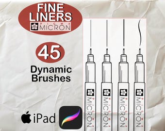 Procreate Brush Fine Liner Pigma Micron