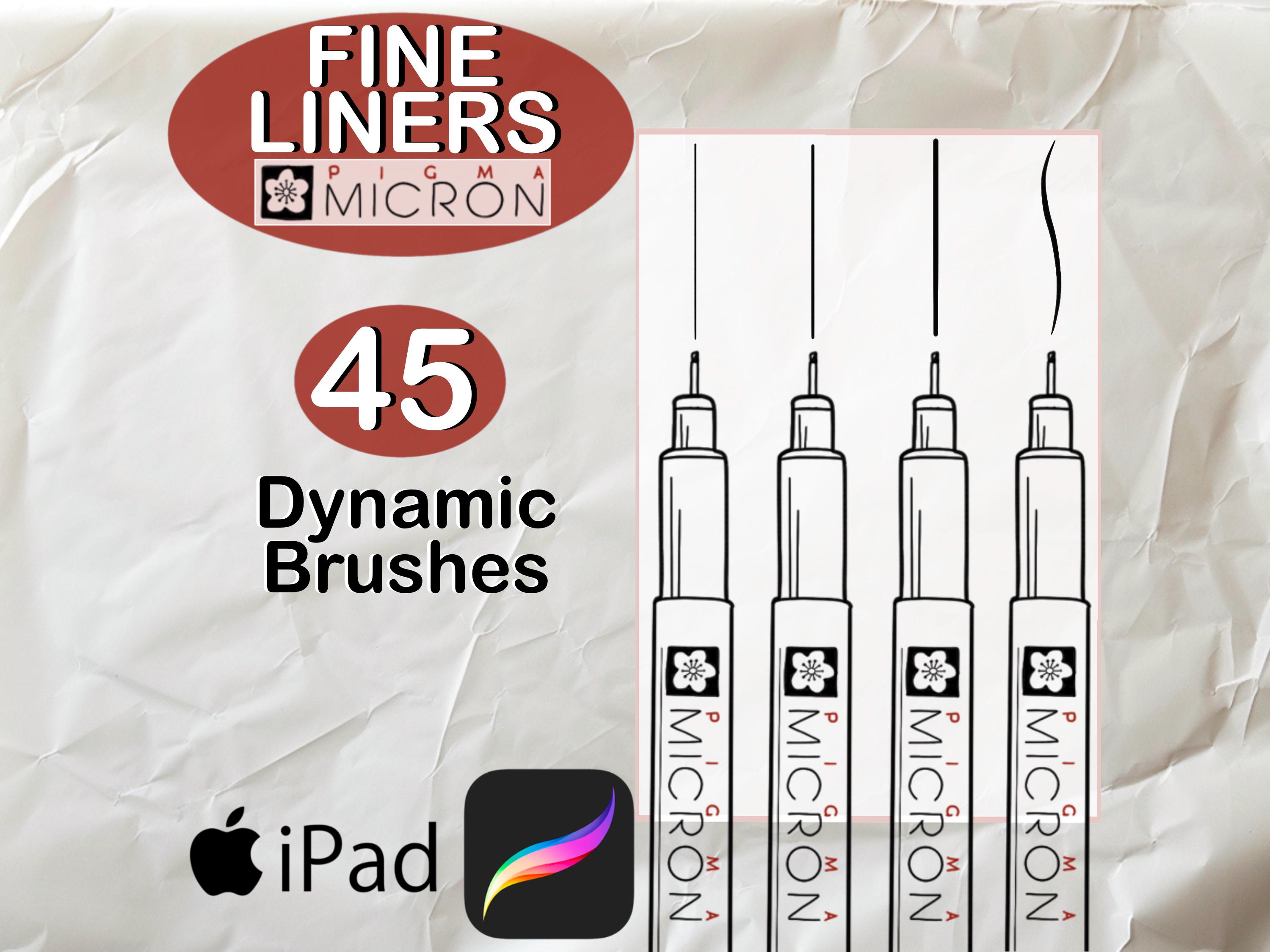 Procreate Brush Fine Liner Pigma Micron