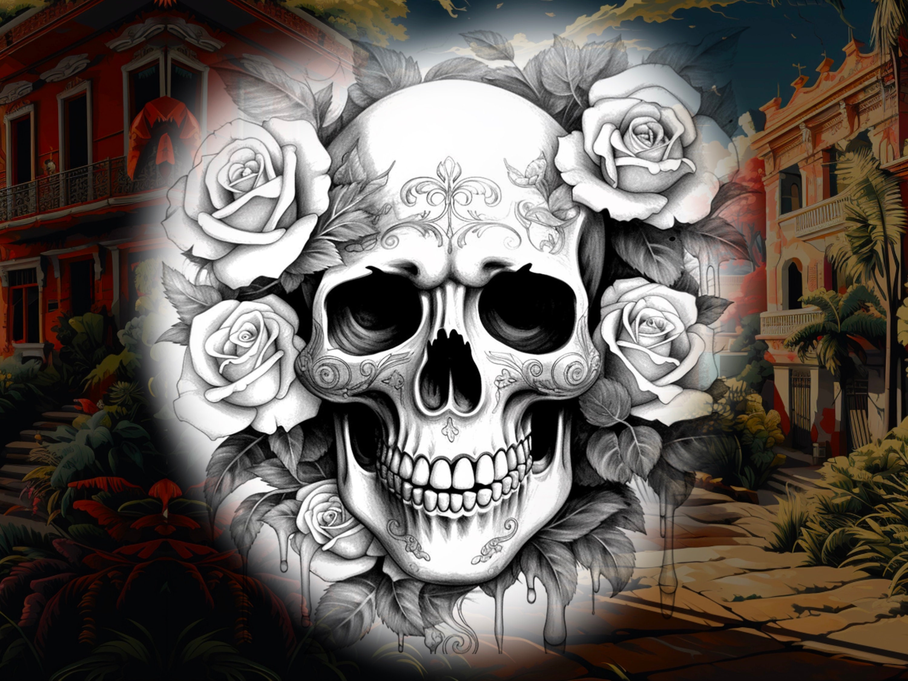 Procreate Chicano Brush Stamps Tattoo Designer preview 8