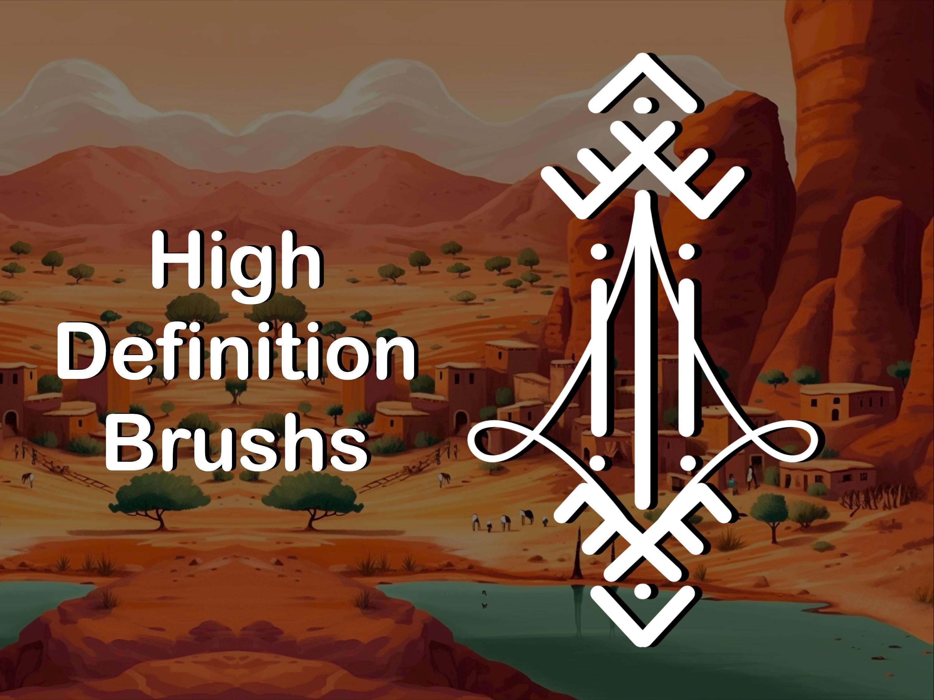 Photoshop Berber Brush Set ABR preview 6