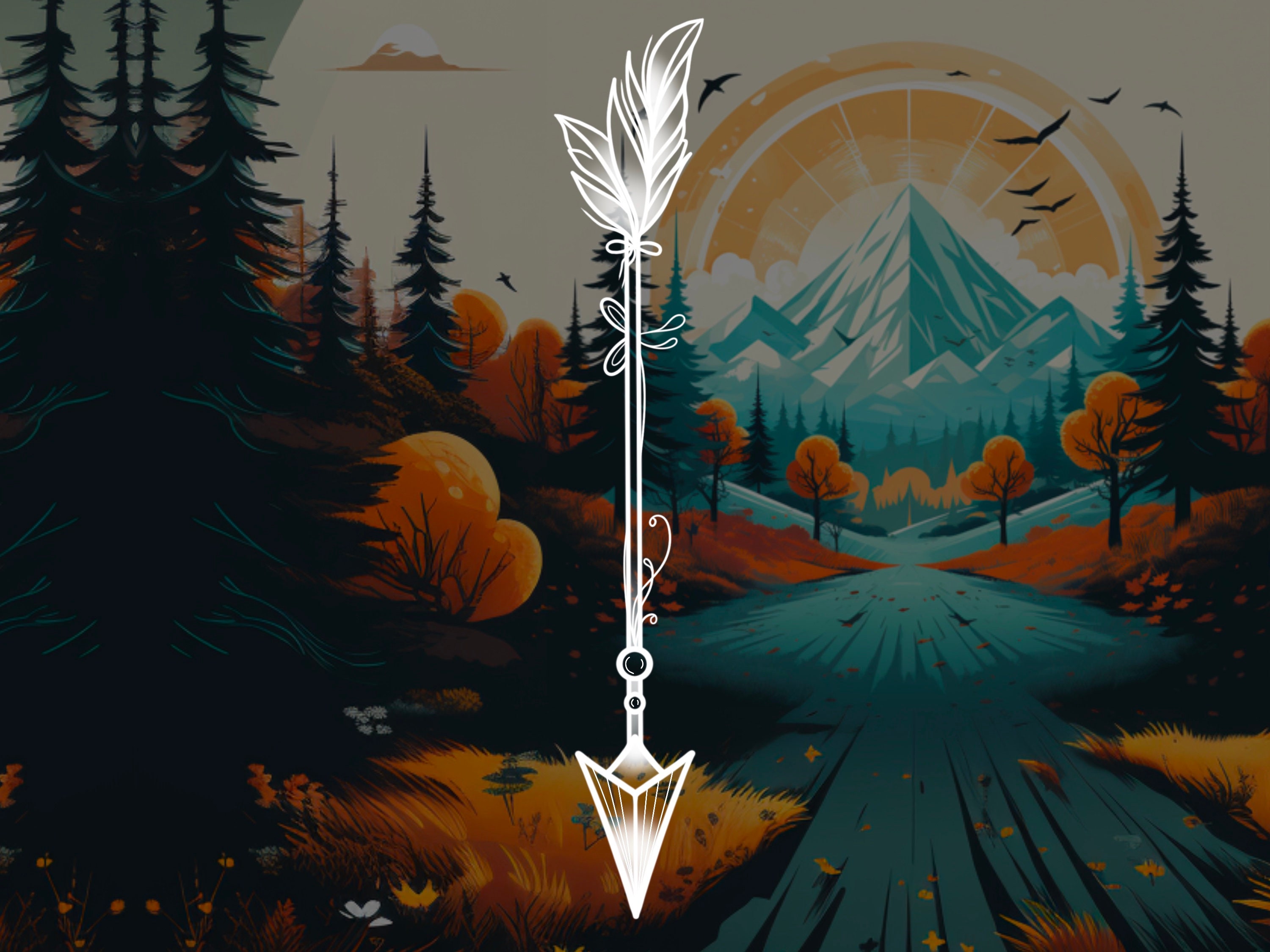 Procreate Arrow Design Maker Brush Set preview 8