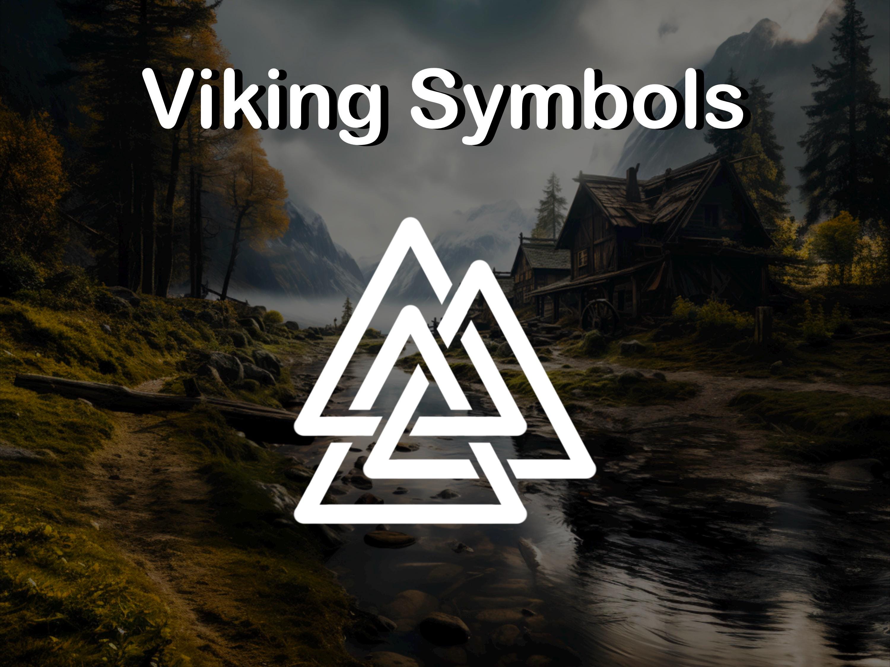 Photoshop Viking Nordic Runes Stamp Set ABR preview 6