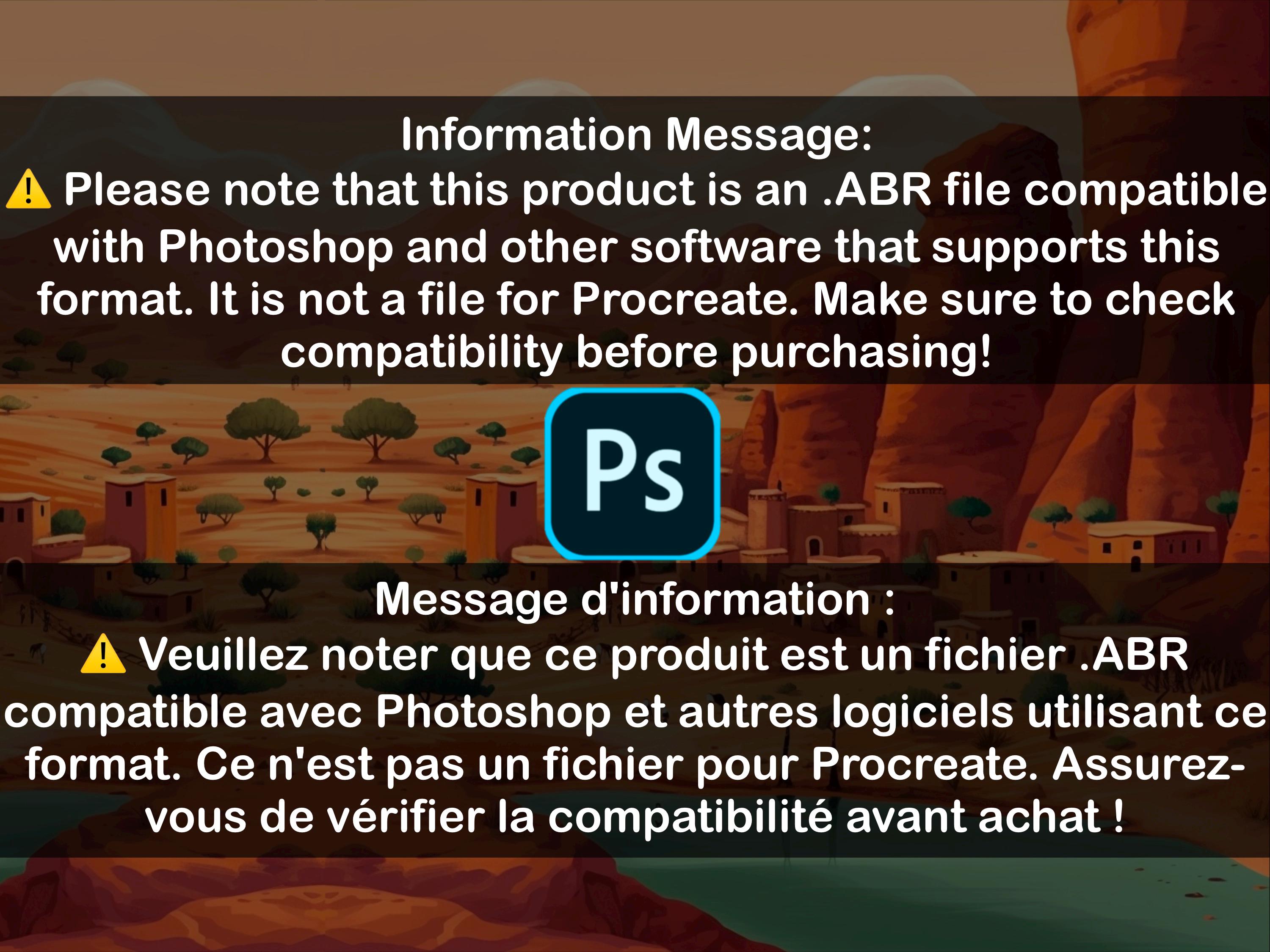 Photoshop Berber Brush Set ABR preview 3