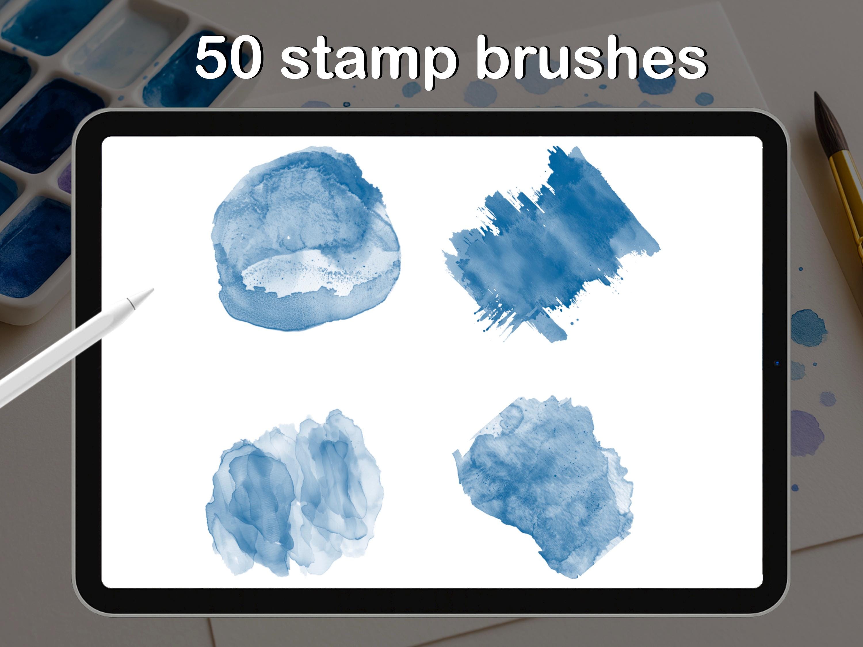 Procreate Watercolor Brush Set preview 4