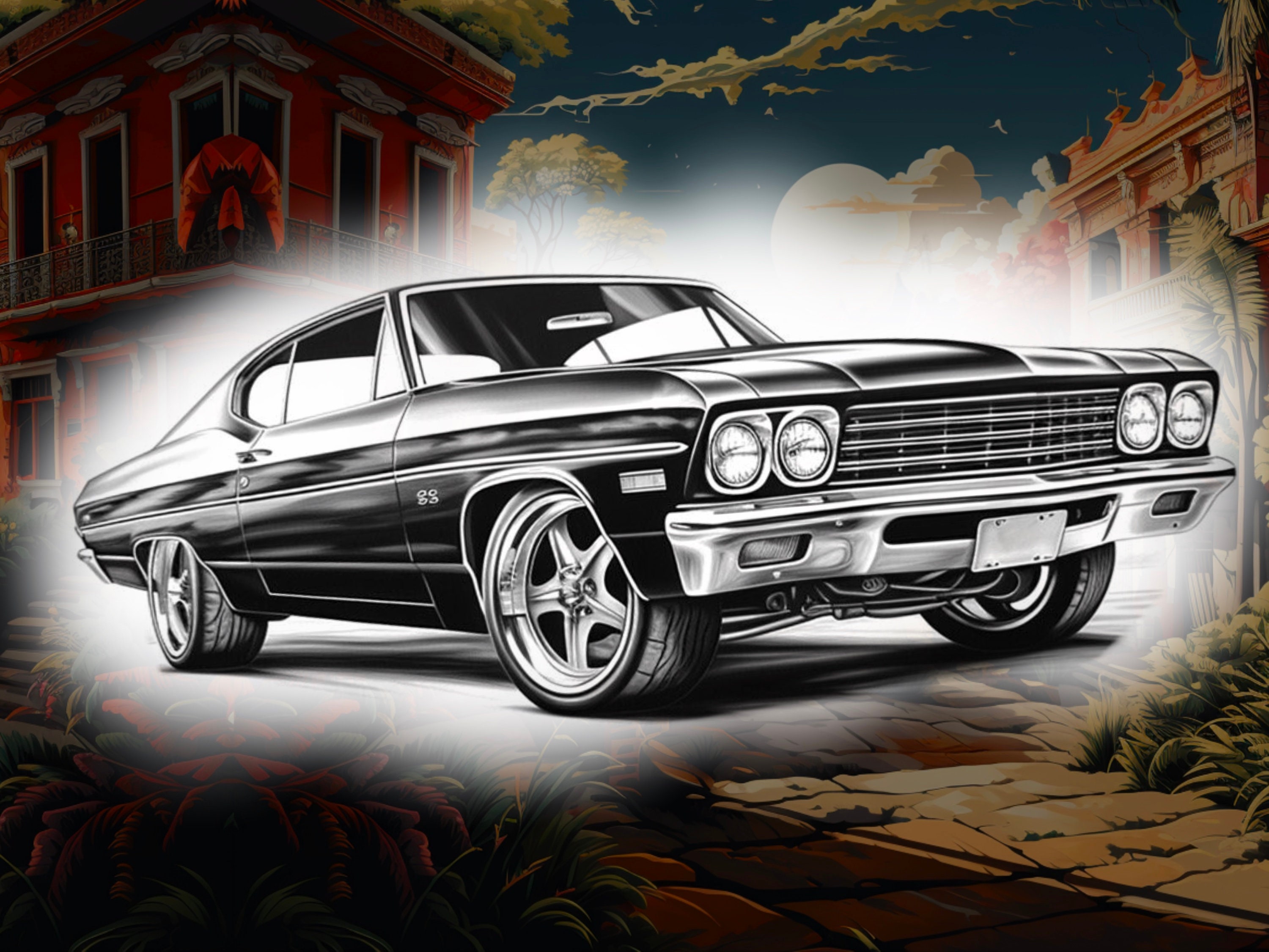 Procreate Chicano Brush Stamps Tattoo Designer preview 5