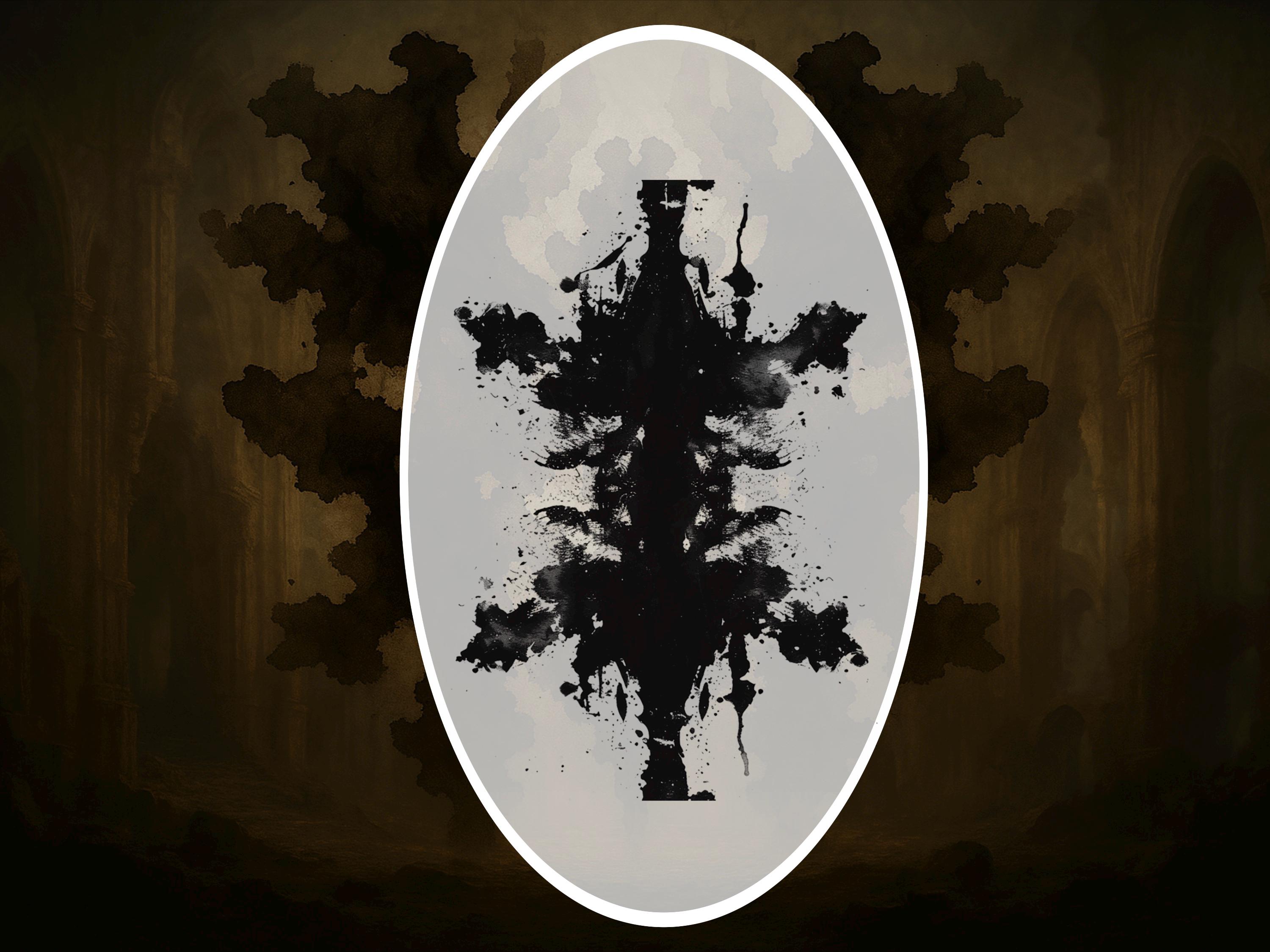 Rorschach Procreate Brushes – 200 Inkblot Stamp Brushes, Abstract Art, Psychology Brush Set, Dark Surreal Stamps preview 8