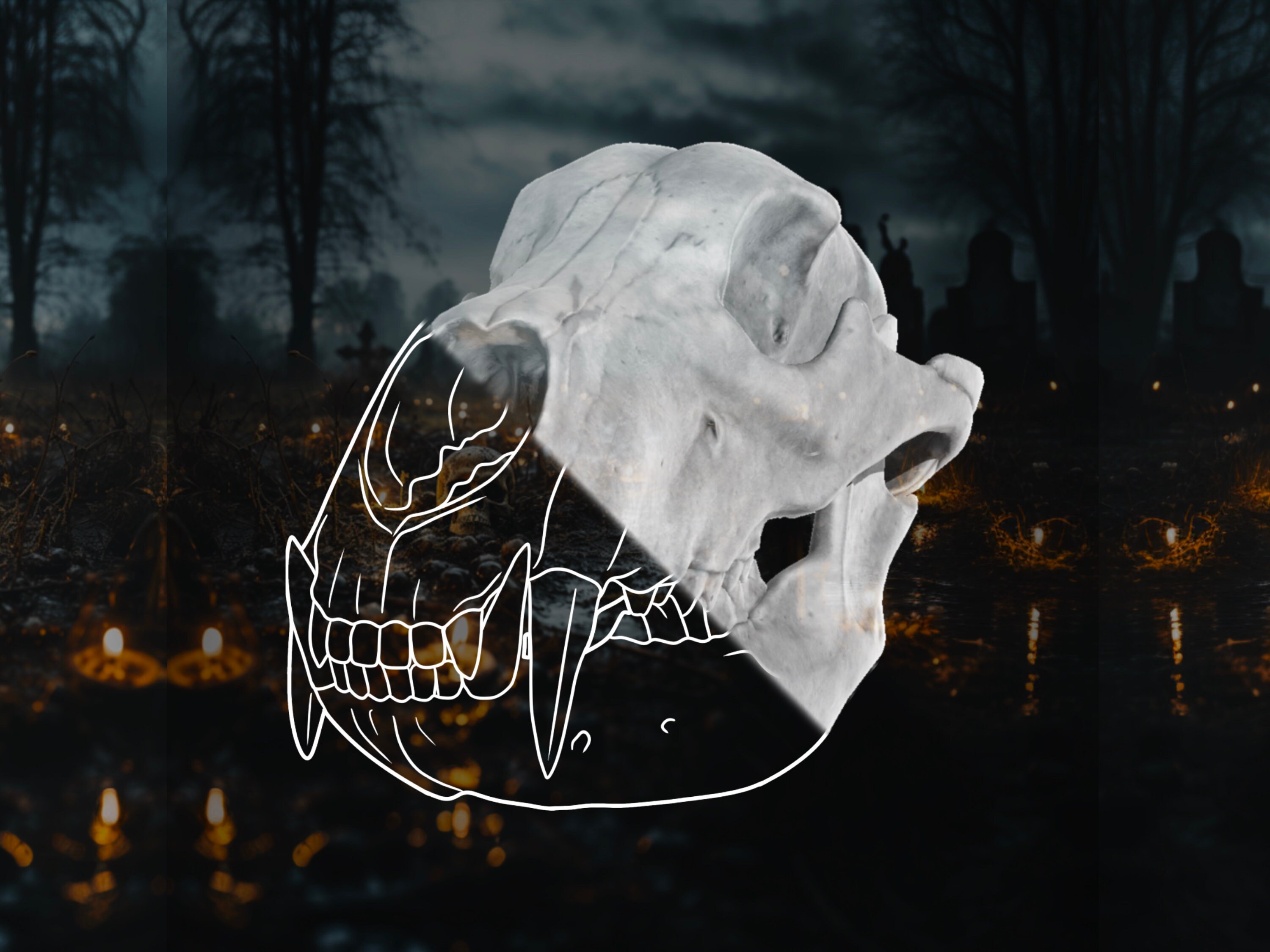 Procreate Skull Brush Tattoo Brush Set preview 5
