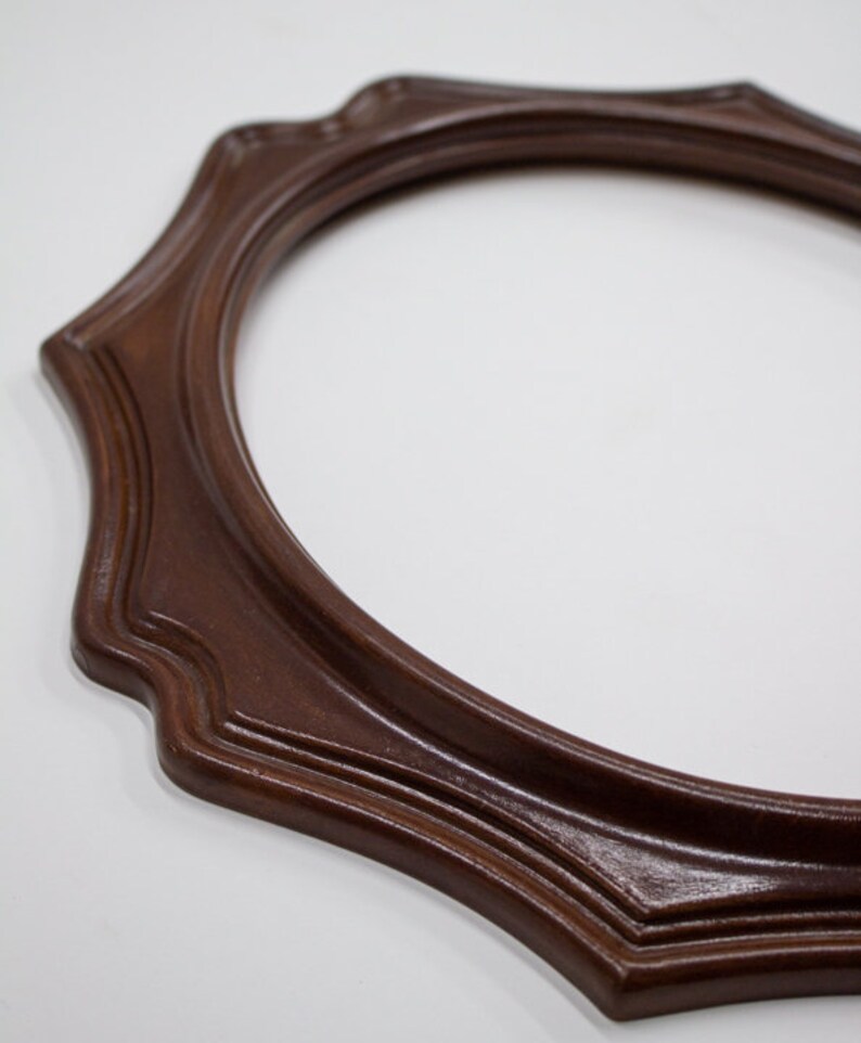 wood frame Antique wood frame oval frame 14x12 inch frame