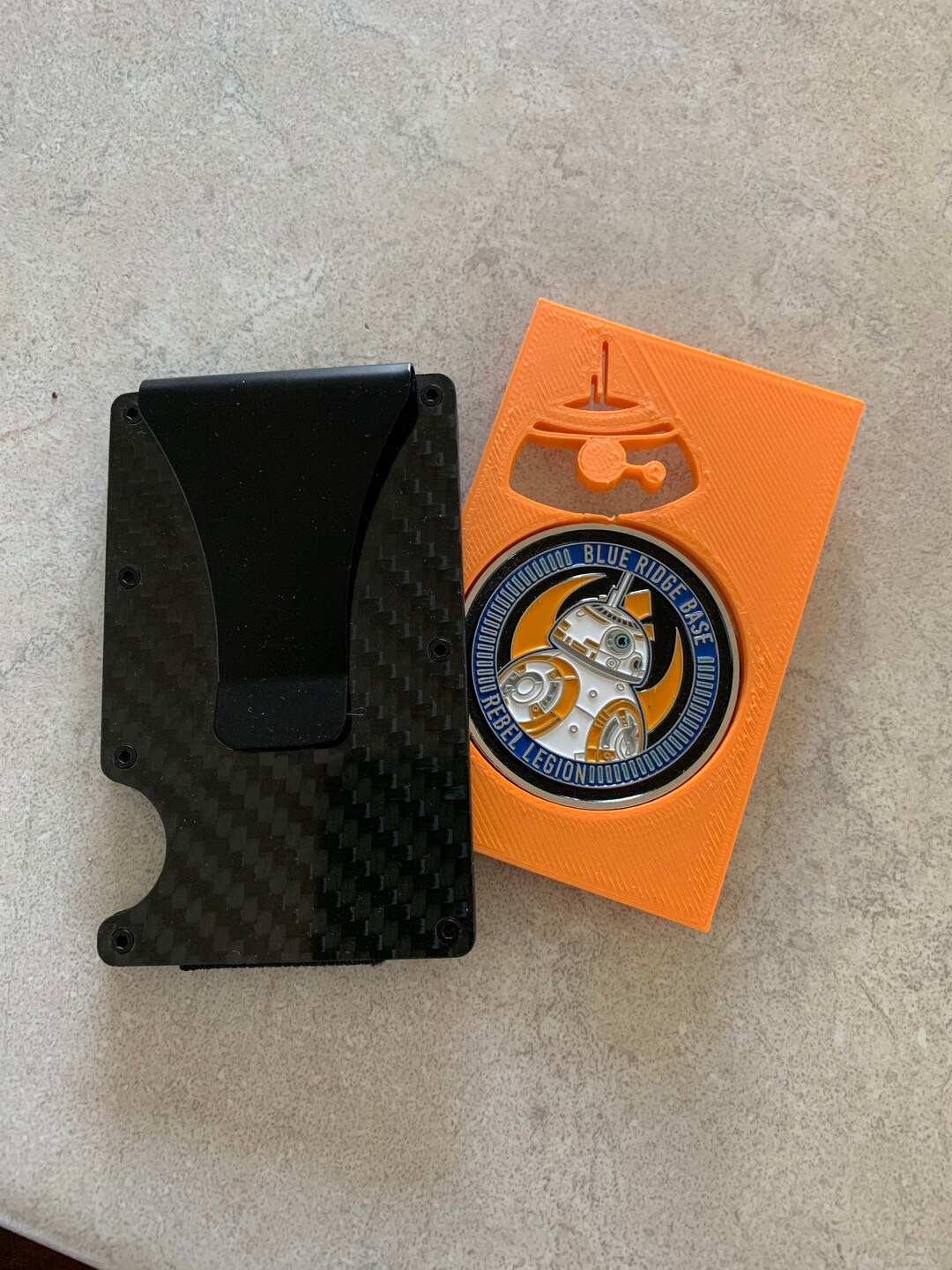 Ball Droid Minimalist Wallet Challenge Coin Holder - Etsy