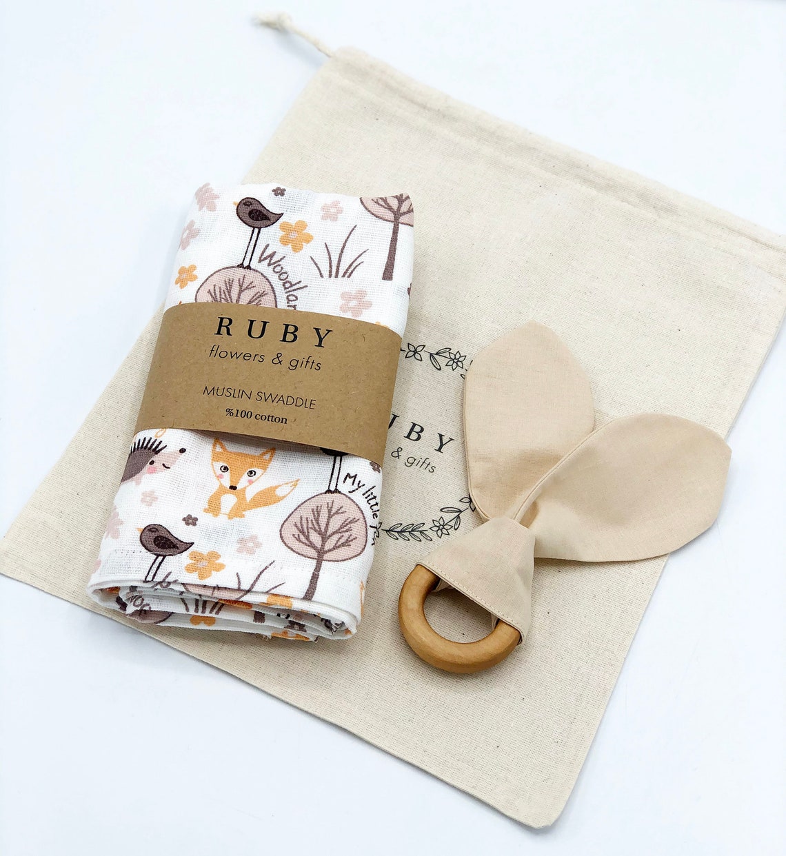 Gender Neutral Baby Gift Bag Unisex Newborn Gift Organic Etsy