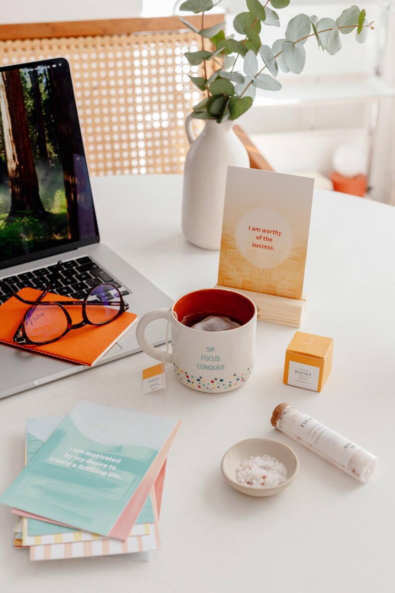 Motivation Gift Set – Self Care Kit for Focus and Productivity ...
