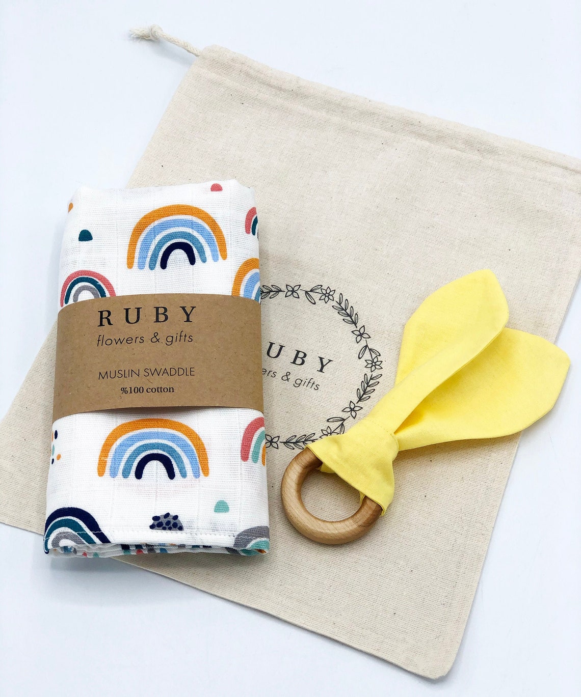 Gender Neutral Baby Gift Bag Unisex Newborn Gift Organic Etsy