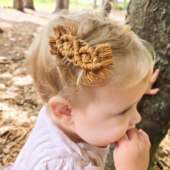 Macrame Baby Headband| Boho Hair Accessories - Etsy