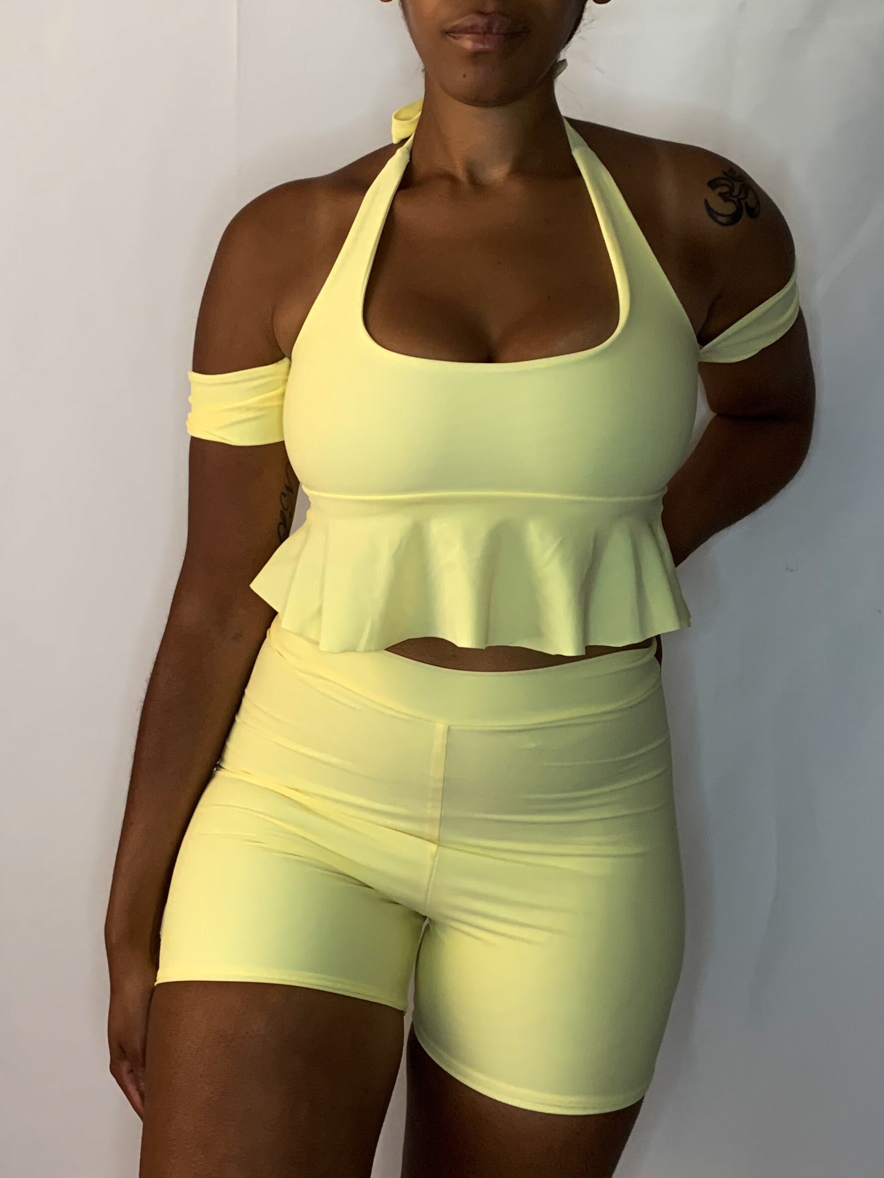 Full Coverage Bikini Shorts High Waisted Bikini Bottoms / Etsy UK