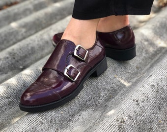 monk strap womens shoes