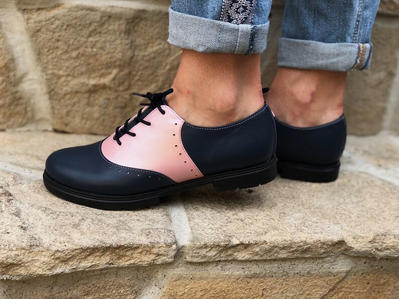 back to cool handmade women's oxfords